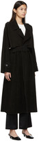 Thumbnail for your product : Totême Black Suede Trench Coat