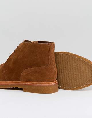 Polo Ralph Lauren Karlyle Chukka Boots Suede In Tan