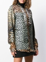 Thumbnail for your product : Pierre Louis Mascia Mixed Animal-Print Shirt