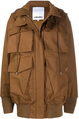 womens cargo jacket with hood