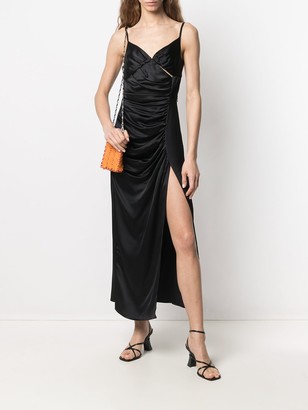 Act N°1 Asymmetrical Fitted Slip Dress