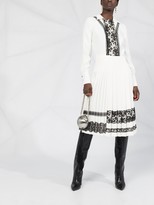 Thumbnail for your product : Ermanno Scervino Lace Trim Midi Dress