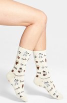 Thumbnail for your product : Hot Sox 'Coffee' Crew Socks