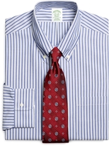 Thumbnail for your product : Brooks Brothers Non-Iron Regular Fit Alternating Stripe Dress Shirt