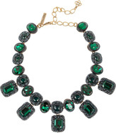 Thumbnail for your product : Oscar de la Renta Gold-plated resin necklace