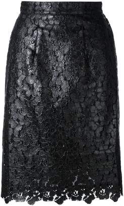 House of Holland lace overlay skirt