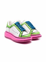 Thumbnail for your product : ALEXANDER MCQUEEN KIDS Colour-Blocked Low-Top Sneakers