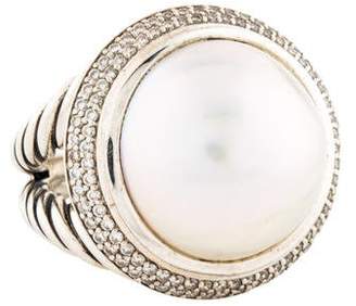 David Yurman Pearl & Diamond Cerise Ring