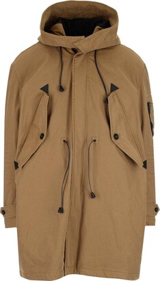 DSQUARED2 Conceal Fastened Drawstring Coat