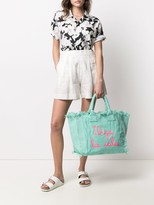 Thumbnail for your product : MC2 Saint Barth Ibiza print beach bag