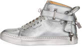 Thumbnail for your product : Buscemi 100mm Metallic Lace-Up High-Top Sneakers