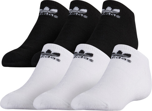 adidas Trefoil 6-Pack No Show Socks
