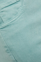 Thumbnail for your product : J Brand Cropped high-rise straight-leg jeans