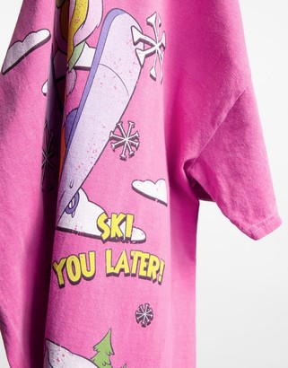 Vintage Supply oversized ski you later Looney Tunes t-shirt