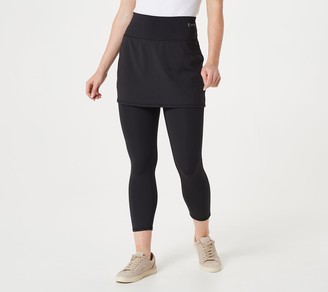 yoga leggings with skirt attached
