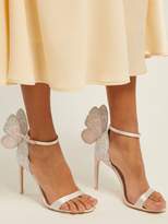 Thumbnail for your product : Sophia Webster Chiara Butterfly Wing Leather Stiletto Sandals - Womens - White Multi