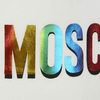 Moschino MoschinoGirls Ivory Hearts Print Sweater