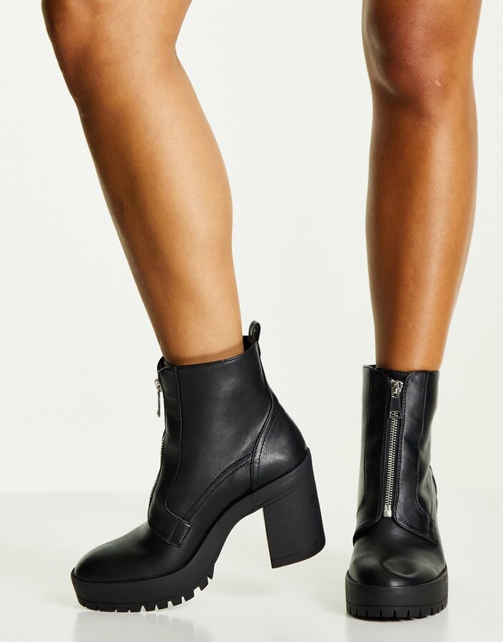 Zip Front Boot | Shop the world's largest collection of fashion 