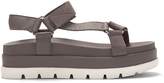 Thumbnail for your product : J/Slides NYC Blakey Leather Ankle-Strap Platform Sandals