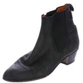 Thumbnail for your product : Penelope Chilvers Leather Round-Toe Ankle Boots