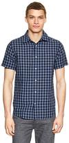 Thumbnail for your product : Gap Linen-cotton checkered shirt