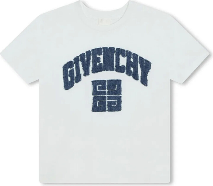 Givenchy Kids logo-appliqué crew-neck T-shirt
