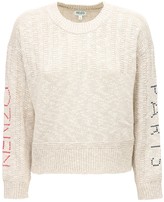 Thumbnail for your product : Kenzo Knit Sweater W/ Embroidered Sleeves