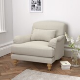 Thumbnail for your product : The White Company Petersham Armchair Cotton, Silver Cotton, One Size