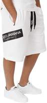 Thumbnail for your product : Dolce & Gabbana White Logo Bermuda Shorts