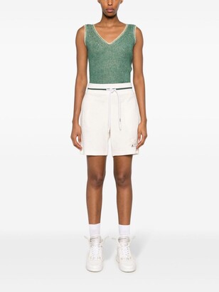 AUTRY Logo-Embroidered Track Shorts