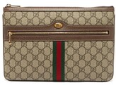 Thumbnail for your product : Gucci GG-logo Coated-canvas Pouch - Beige Multi