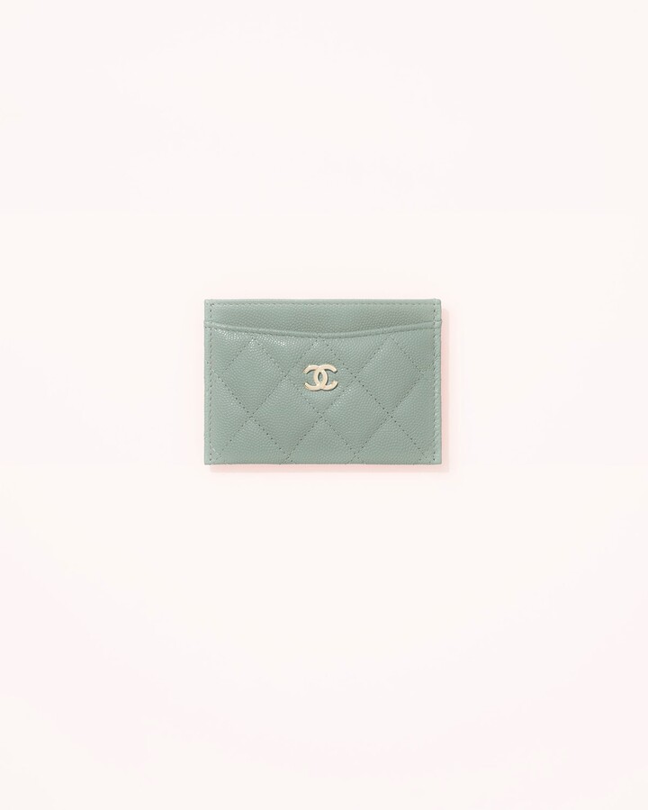 Chanel Classic Card Holder Zipper Grained shiny Calfskin A50168