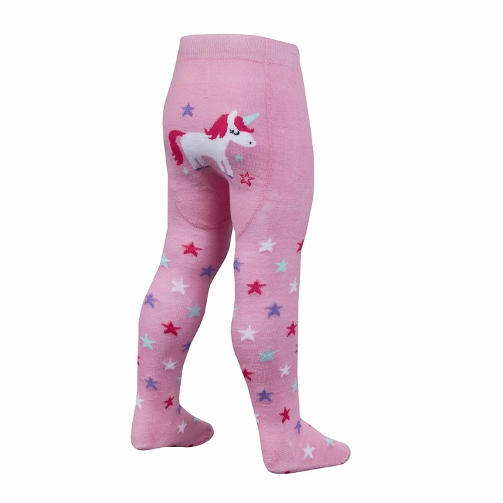 Tick Tock Babies Patch Panel Tights With Grip Soles (612 Months ShopStyle Girls' Underwear