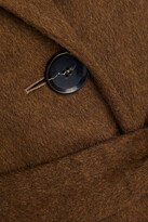 Thumbnail for your product : Proenza Schouler Belted brushed wool-blend felt coat