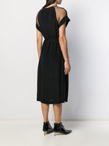 Thumbnail for your product : Escada Sport Sheer Polka Dot Silk Dress