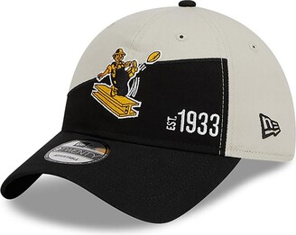 Men's Pittsburgh Steelers New Era Cream/Black 2023 Sideline Historic  9TWENTY Adjustable Hat