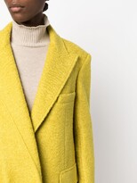 Thumbnail for your product : Blanca Vita Camelia felted long coat
