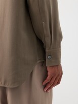 Thumbnail for your product : Studio Nicholson Akako Twill Long-sleeve Shirt