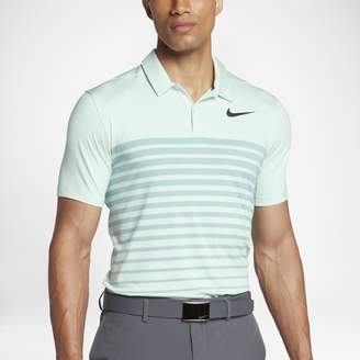 Nike Dry Heather Stripe Men's Standard Fit Golf Polo