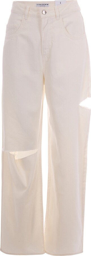 ICON DENIM Poppy White Jeans