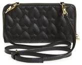Thumbnail for your product : Betsey Johnson Faux Leather Crossbody Wallet