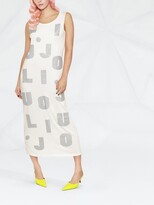 Thumbnail for your product : Liu Jo Logo-Print Midi Dress