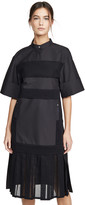 Thumbnail for your product : 3.1 Phillip Lim Multimedia Dress with Pleated Hem