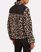 Thumbnail for your product : Veronica Beard Kylan Leopard-Printed Sherpa Pullover