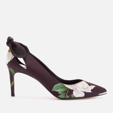 Thumbnail for your product : Ted Baker Women's Elaner Elderflower Mid Heel Court Shoes - Black
