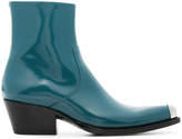 Calvin Klein 205W39nyc Blue Tex Chiara 40 leather boots