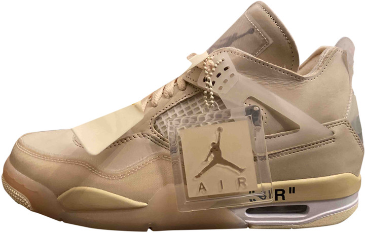 jordan x off white beige