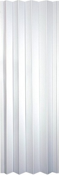 Elite Home Products LTLHomeProductsHomestyle36x80InchPlazaFrostWhiteVinylInteriorFoldingAccordionDoorwithSimpleInstallationandHardwareIncluded