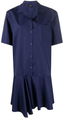 Aspesi Asymmetric-Hem Shirt Dress