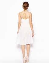Thumbnail for your product : ASOS PETITE Exclusive Button Front Swing Dress